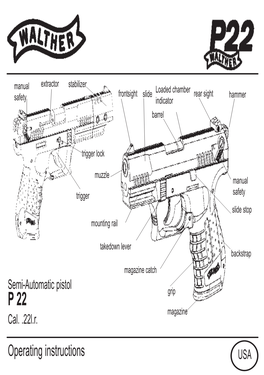 Walther P22 Manual