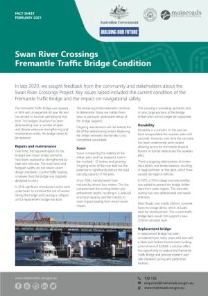 Swan River Crossings Fremantle Traffic Bridge Condition