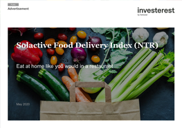 Solactive Food Delivery Index (NTR)