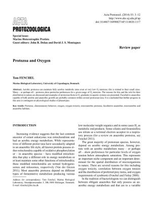 Protozoa and Oxygen