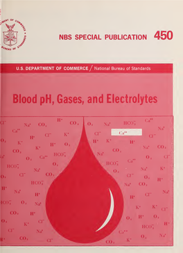 Blood Ph, Gases, and Electrolytes
