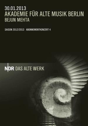 Akademie Für Alte Musik Berlin Bejun Mehta