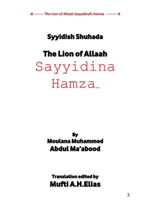 Sayyidina Hamza