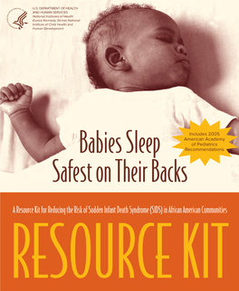 SIDS Resource Kit for African American Communitites