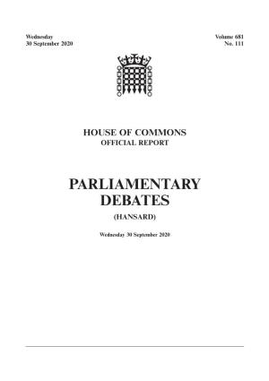 Whole Day Download the Hansard Record of the Entire Day in PDF Format. PDF File, 0.85