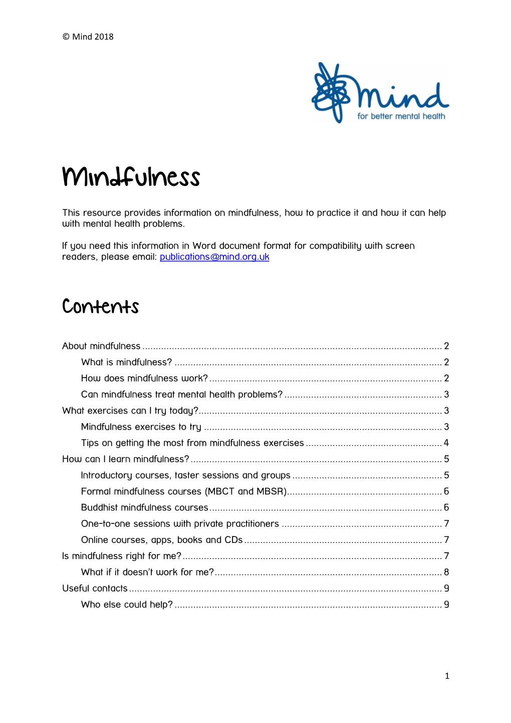 Mindfulness-2018.Pdf