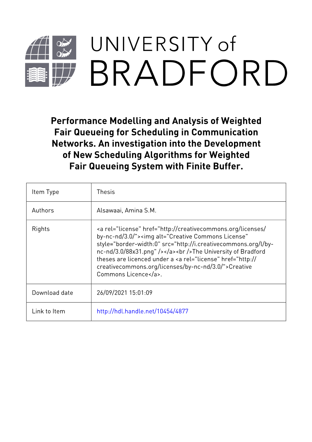 University of Bradford Ethesis