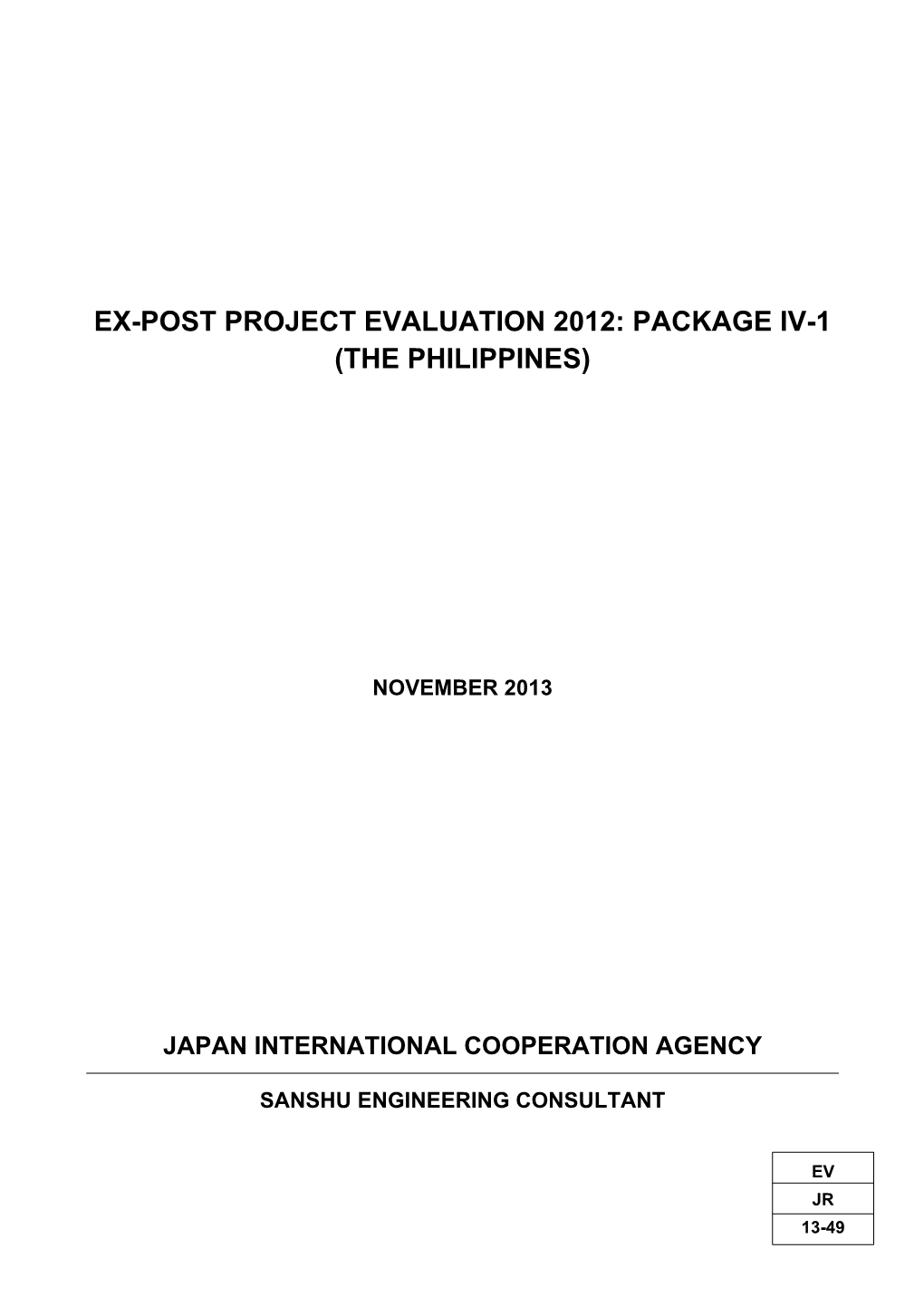 Package Iv-1 (The Philippines)