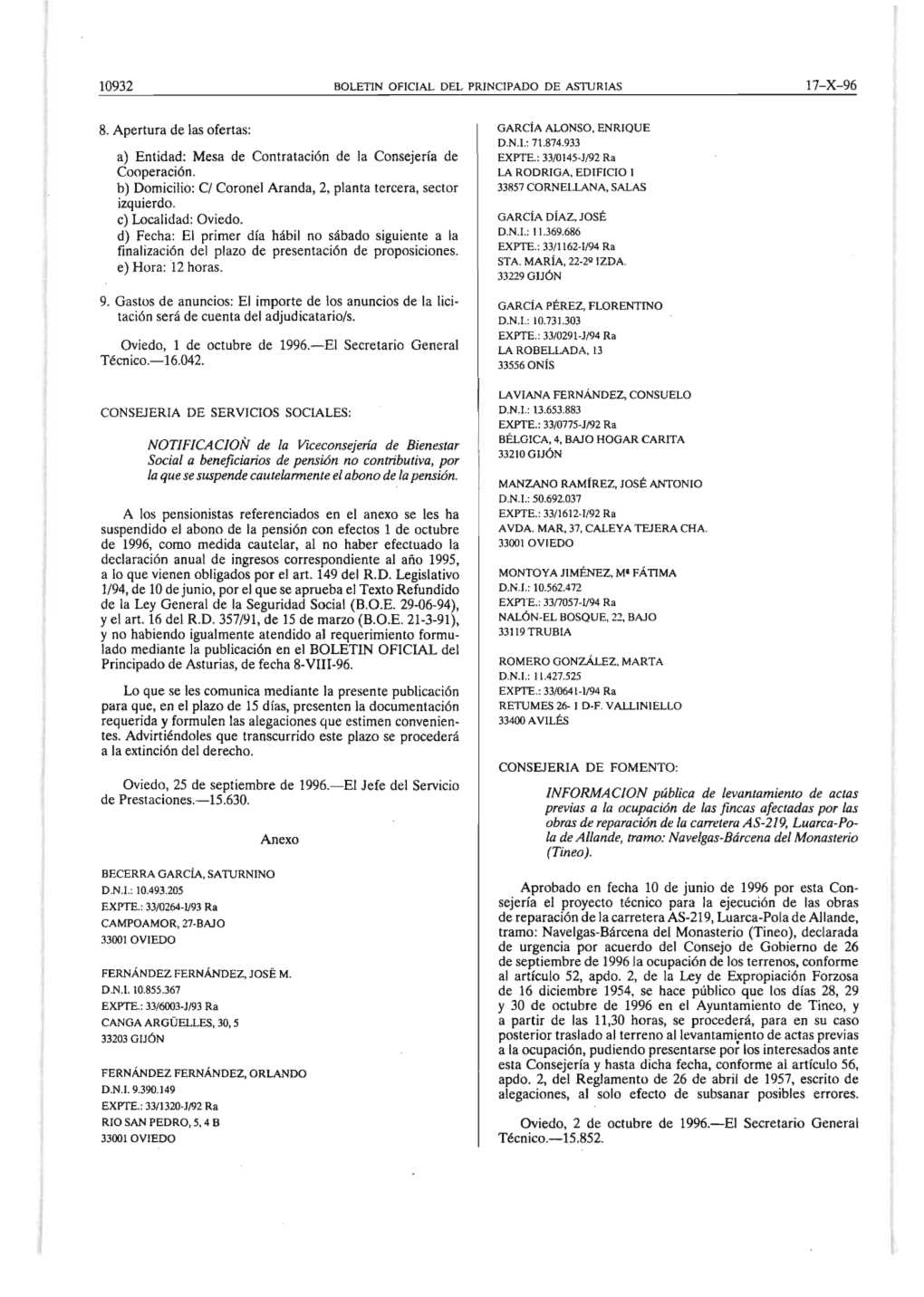 A) Entidad: Mesa De Contratacion De La Consejerfa De B