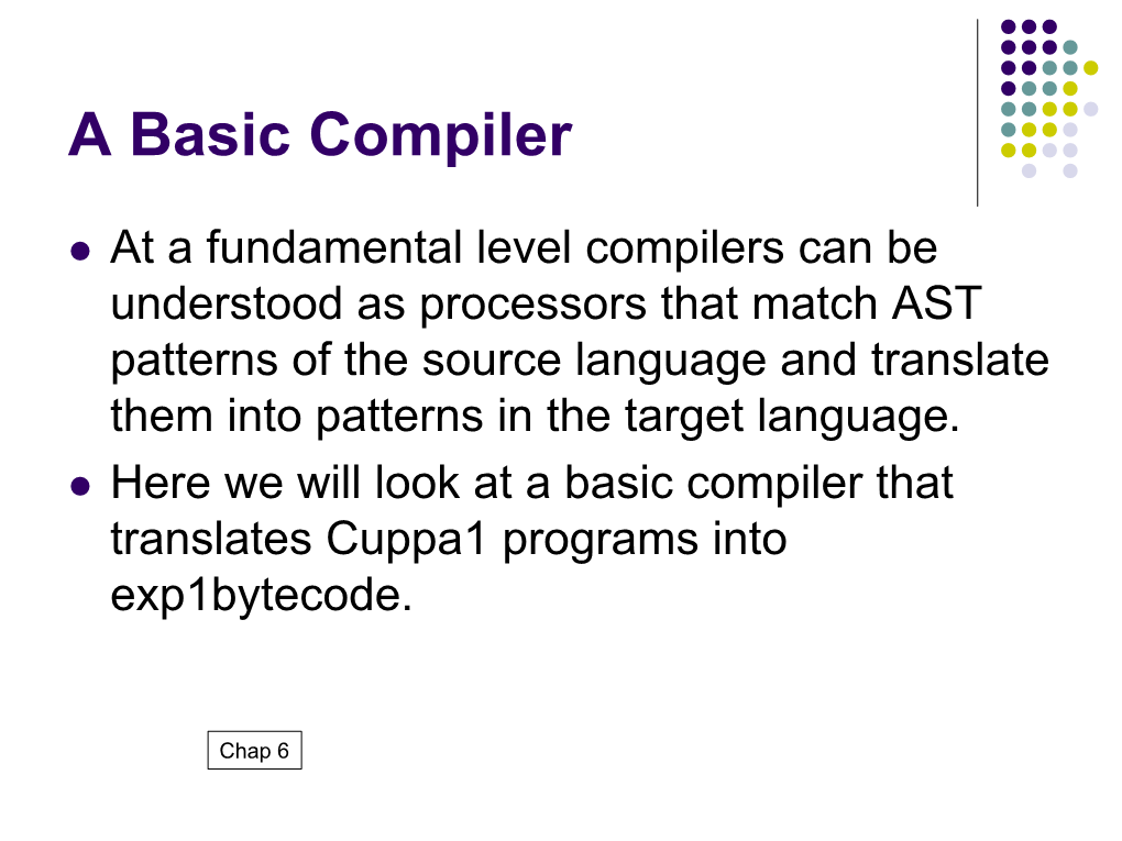 A Basic Compiler