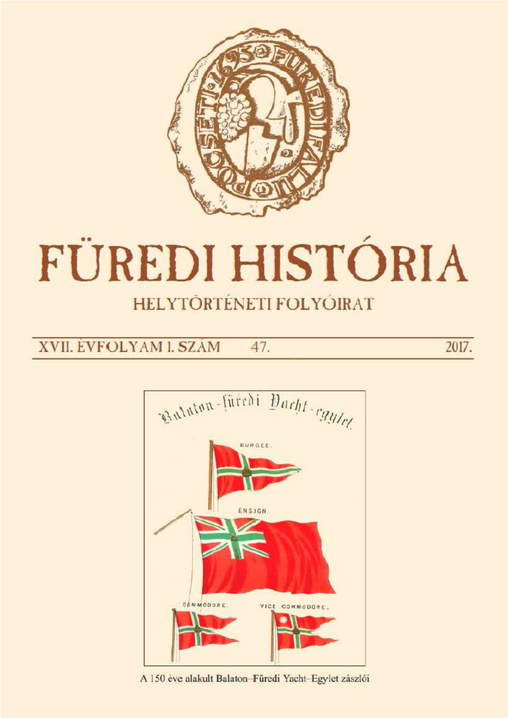 Füredi História 2017. 1. Szám