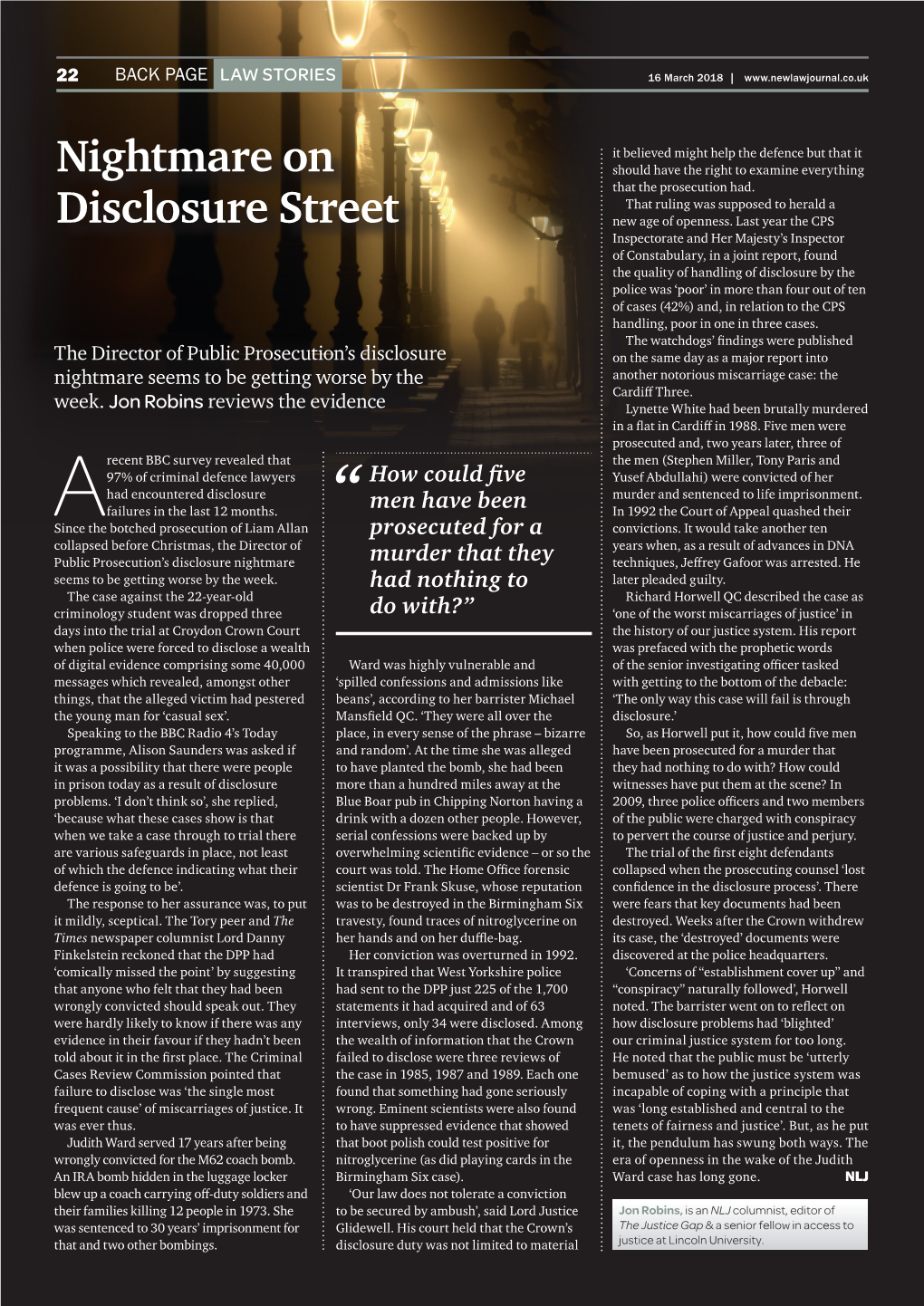 Nightmare on Disclosure Street