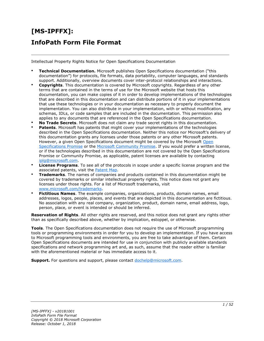 [MS-IPFFX]: Infopath Form File Format