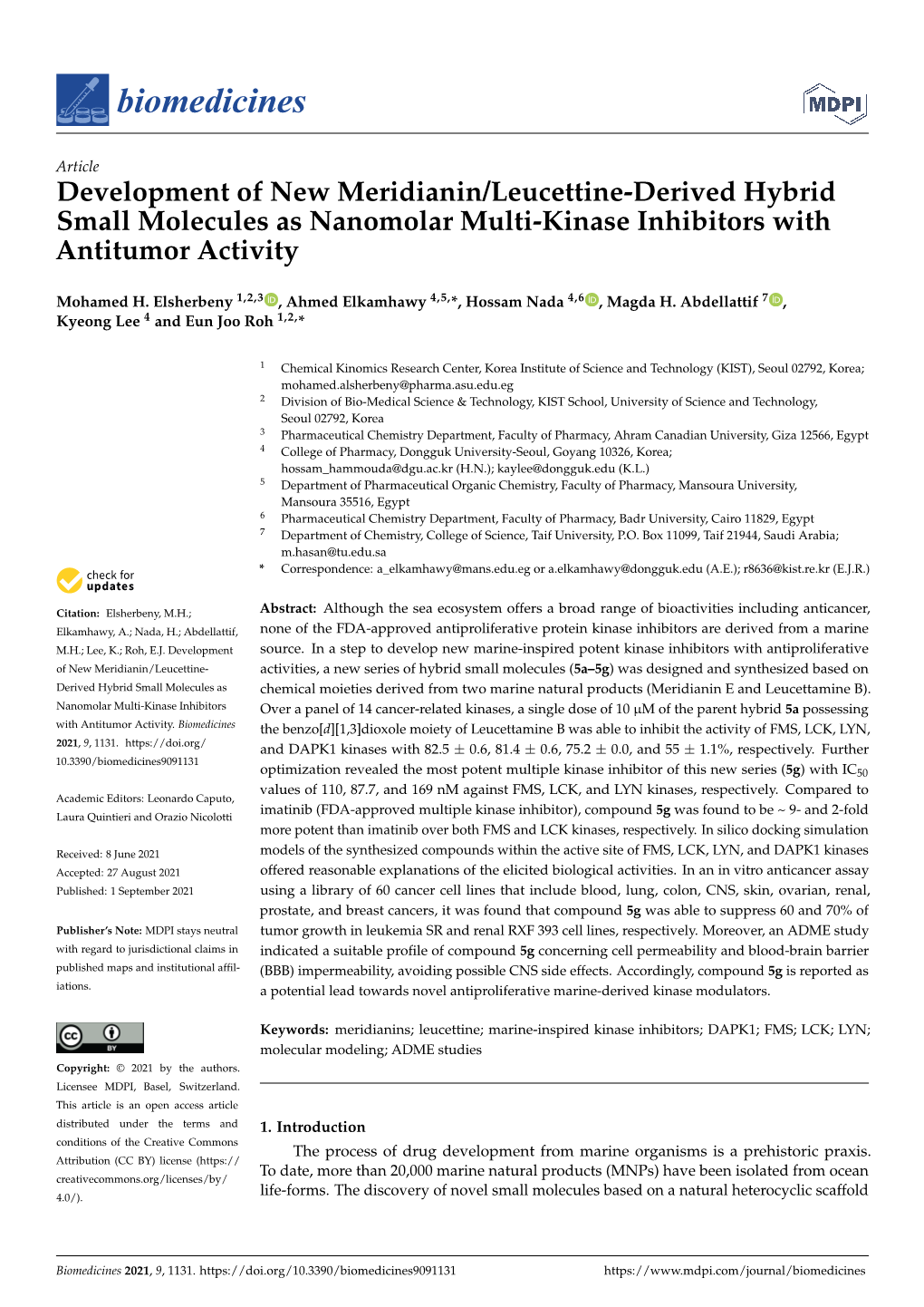 Downloaded from the Protein Data Bank ( Accessed on 20 March 2021)