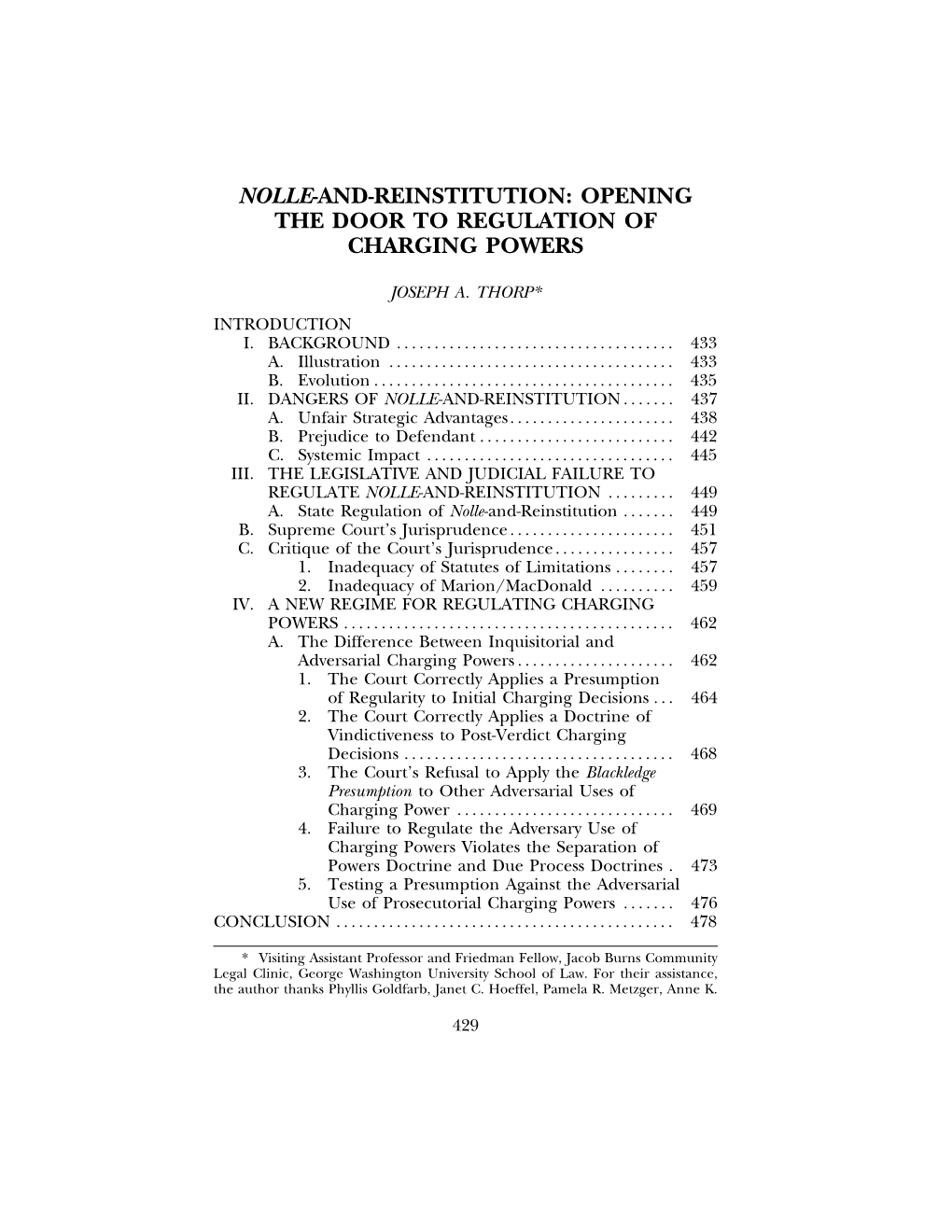 Nolle-And-Reinstitution: Opening the Door to Regulation of Charging Powers