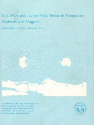 US Geological Survey Polar Research Symposium