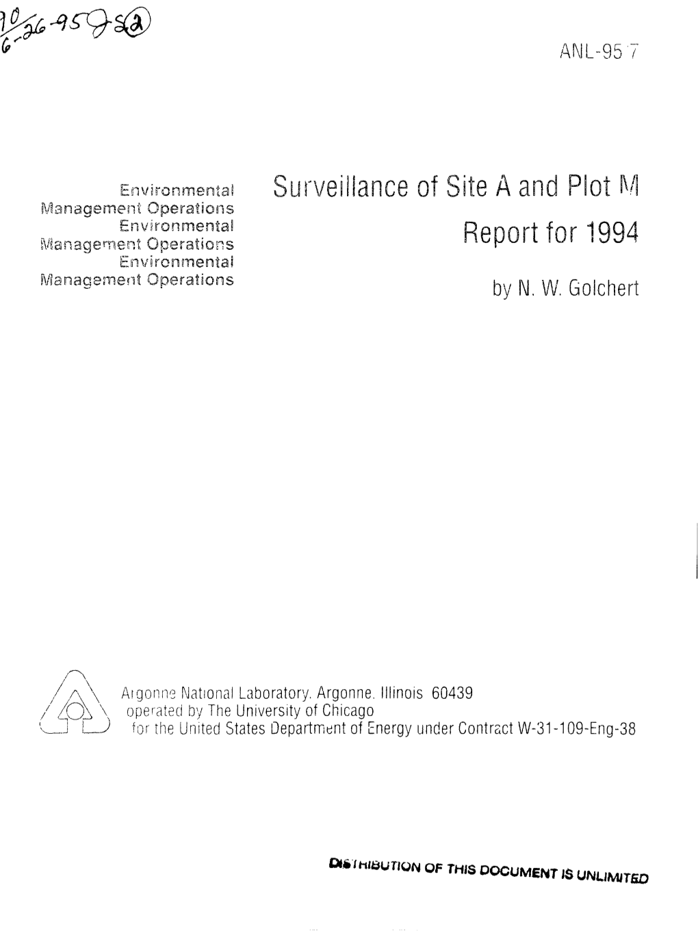 Surveillance of Site a and Plot M