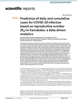 Prediction of Daily and Cumulative Cases for COVID-19 Infection Based