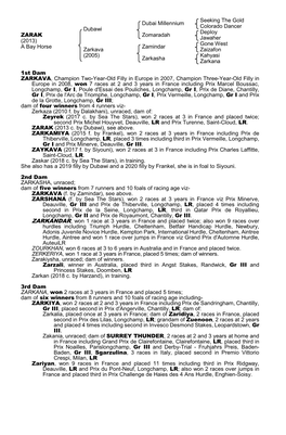 Tattersalls Catalogue Page