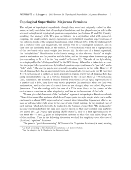 Topological Superfluids: Majorana Fermions