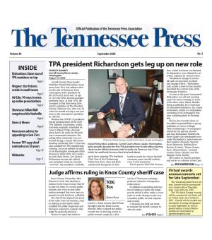 TPA President Richardson Gets Leg up on New Role