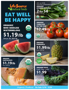 Eat Well Be Happy Organic