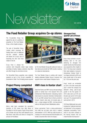 The Food Retailer Group Acquires Co-Op Stores