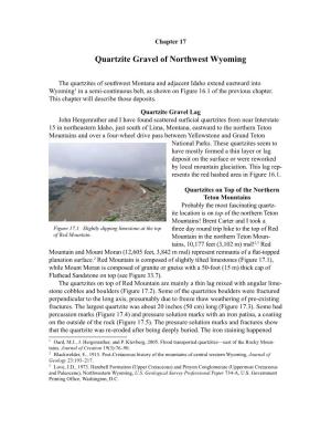 Chapter 17. Quartzite Gravel Northwest Wyoming