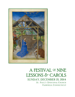 A Festival of Nine Lessons & Carols