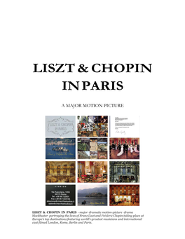 Liszt & Chopin in Paris Business Summary