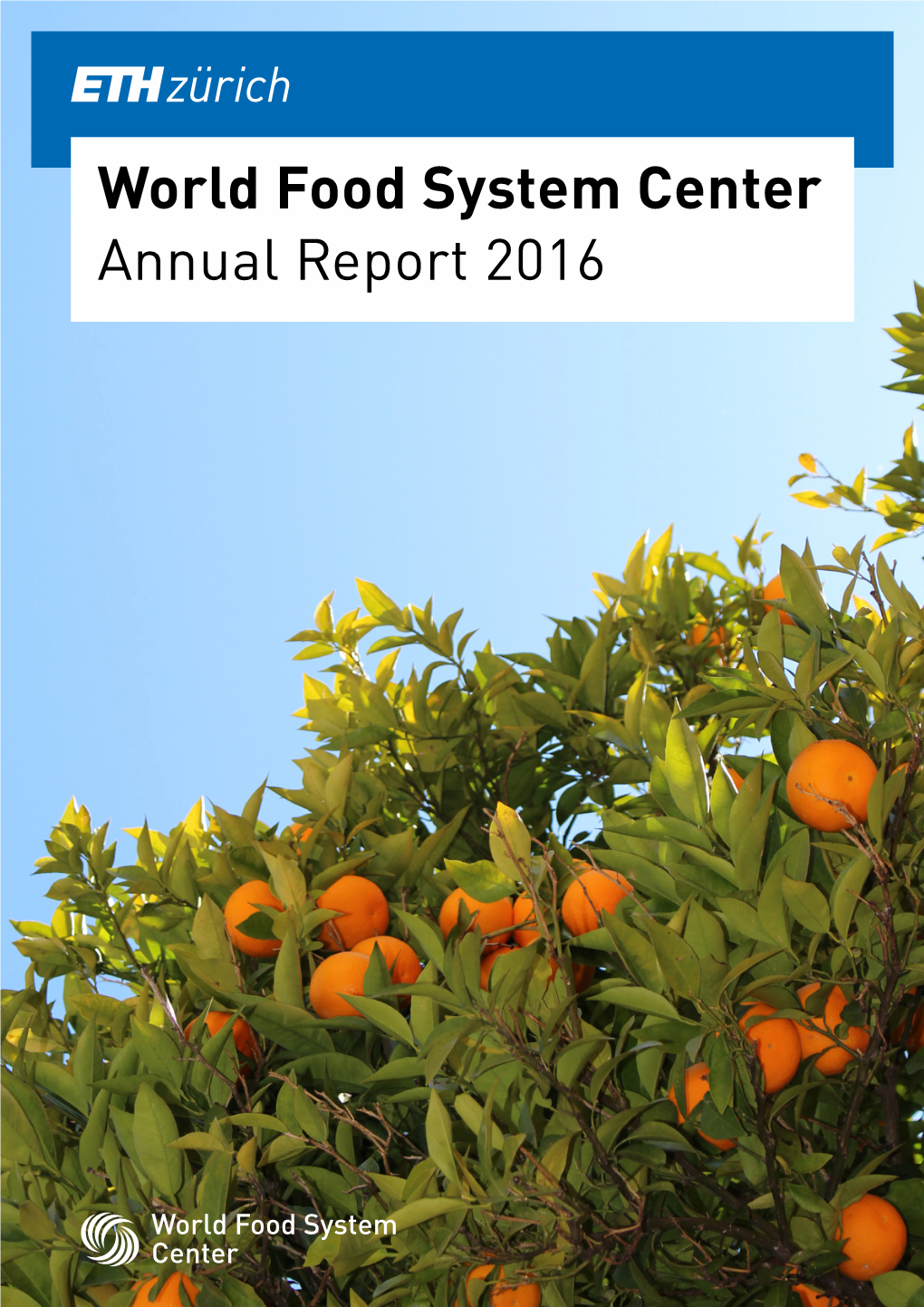 World Food System Center Annual Report 2016