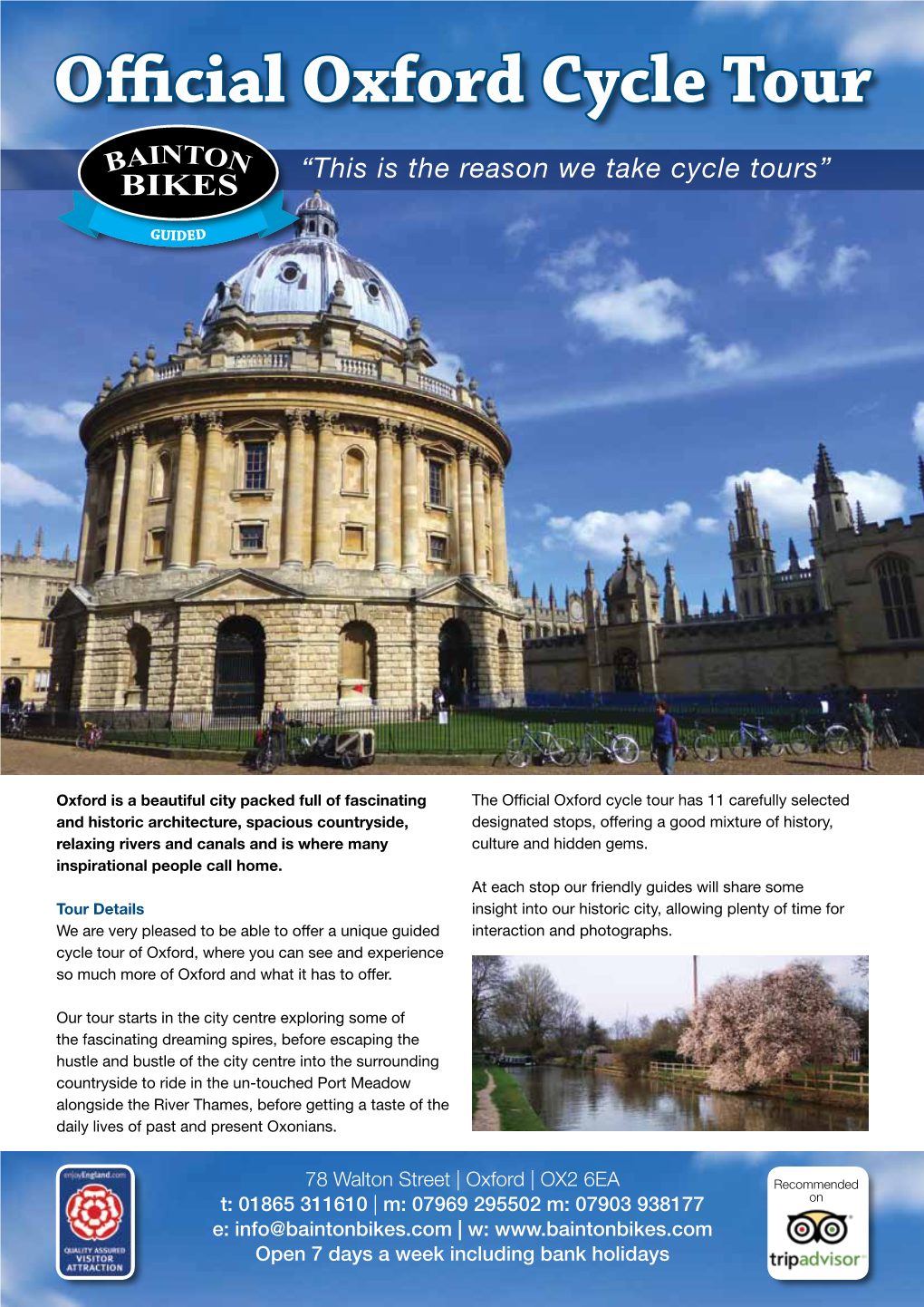 Official Oxford Cycle Tour