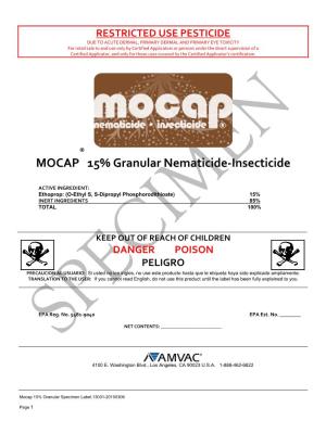 MOCAP 15% Granular Nematicide-Insecticide