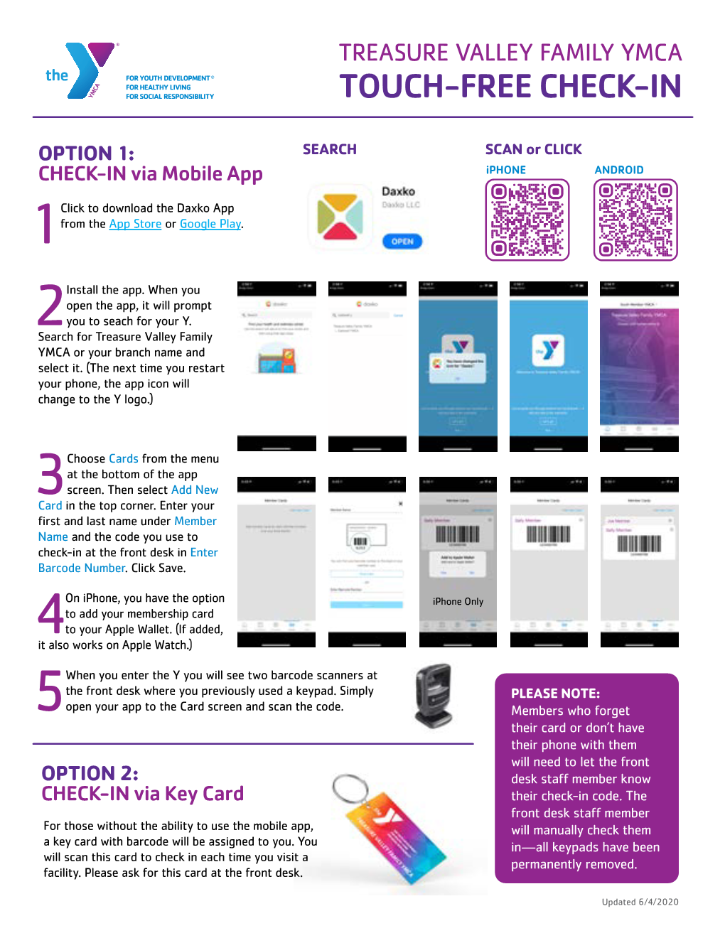 Treasure Valley Family Ymca Touch-Free Check-In