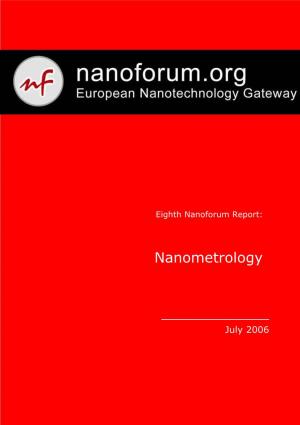 Nanometrology