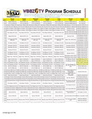 Me-TV Net Listings for 4-27-20