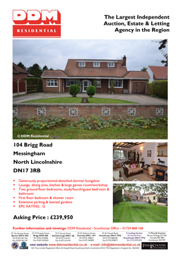 104 Brigg Road Messingham North Lincolnshire DN17 3RB Asking Price