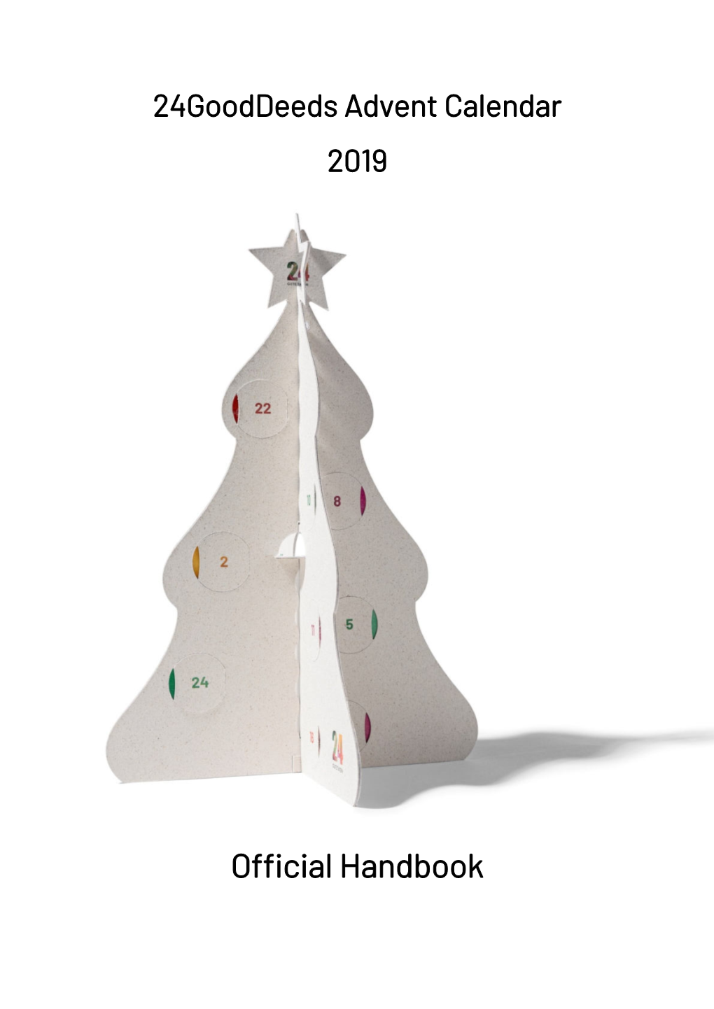 Official Handbook the Advent Calendar That Makes the World a Better Place