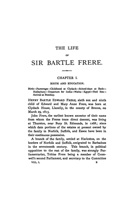 Sir Bartle Frere