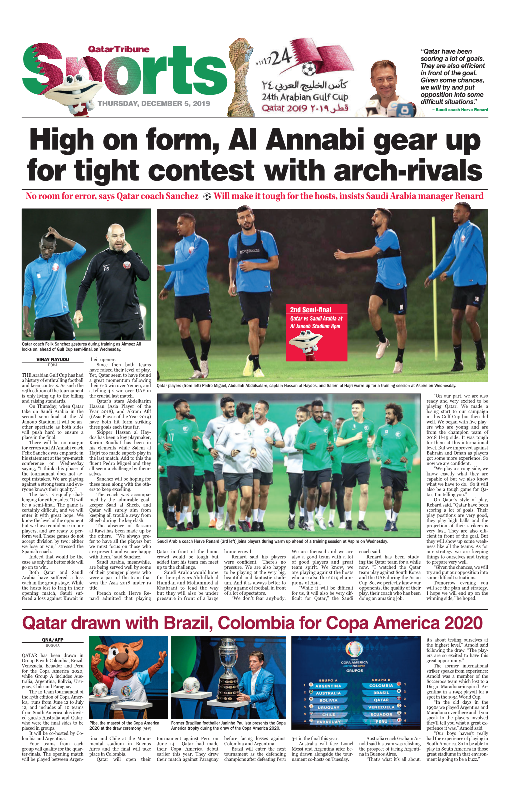 High on Form, Al Annabi Gear up for Tight Contest with Arch-Rivals