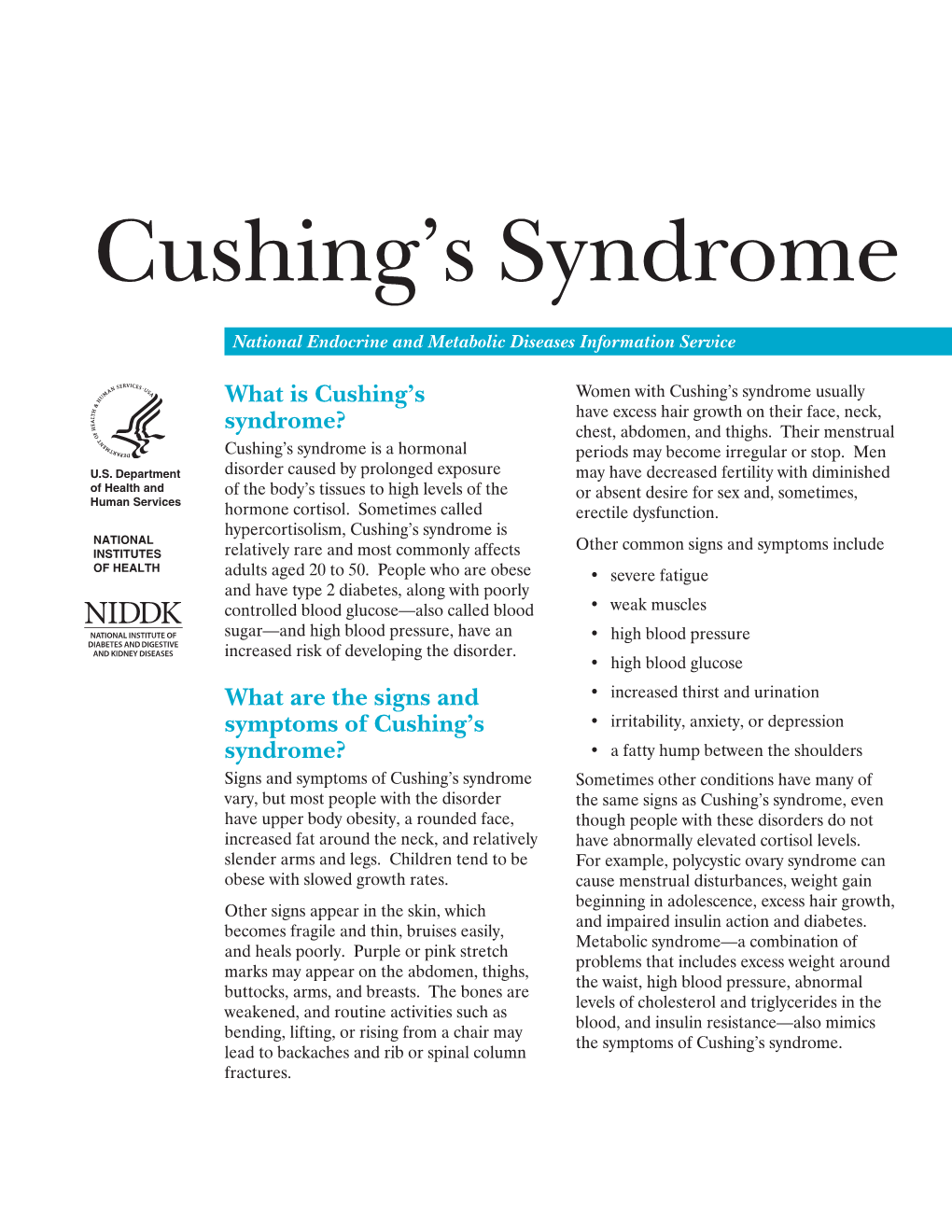 Cushing's Syndrome