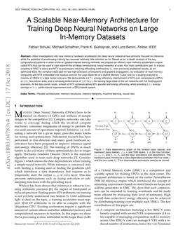 A Scalable Near-Memory Architecture for Training Deep Neural Networks on Large In-Memory Datasets