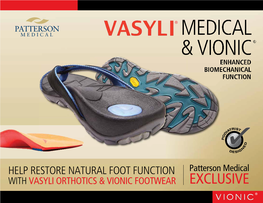 Vasyli Orthotic Vionic Footwear Catalog