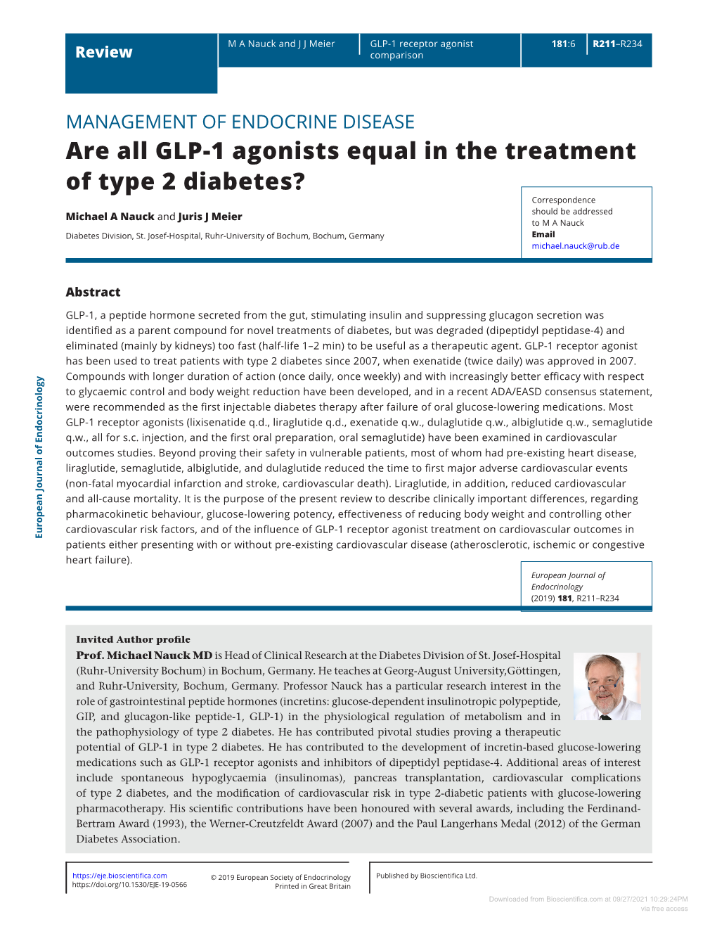 Are All GLP-1 Agonists Equal in the Treatment of Type 2 Diabetes?