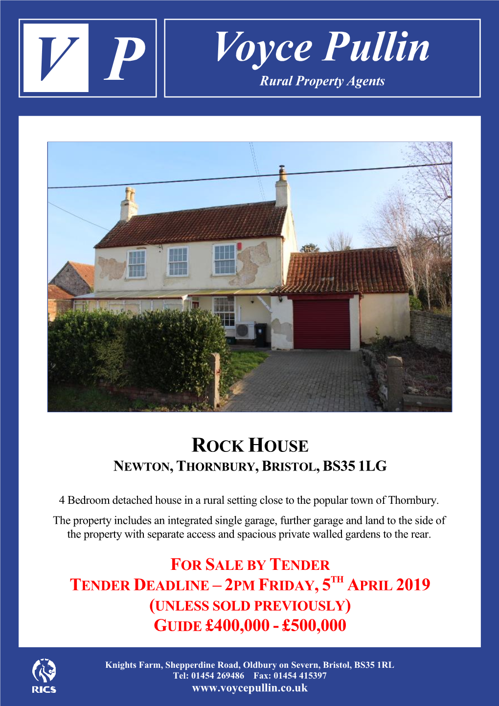 Rock House Newton, Thornbury, Bristol, Bs35 1Lg