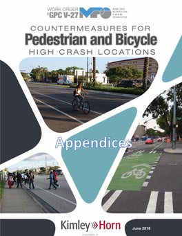 Countermeasures for Pedestrian and Bicycle High Crash Locations