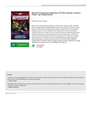 Ebook ^ Marvel Universe Guardians of the Galaxy