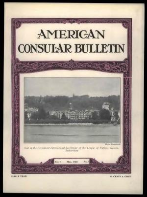 The Foreign Service Journal, May 1923 (American Consular Bulletin)