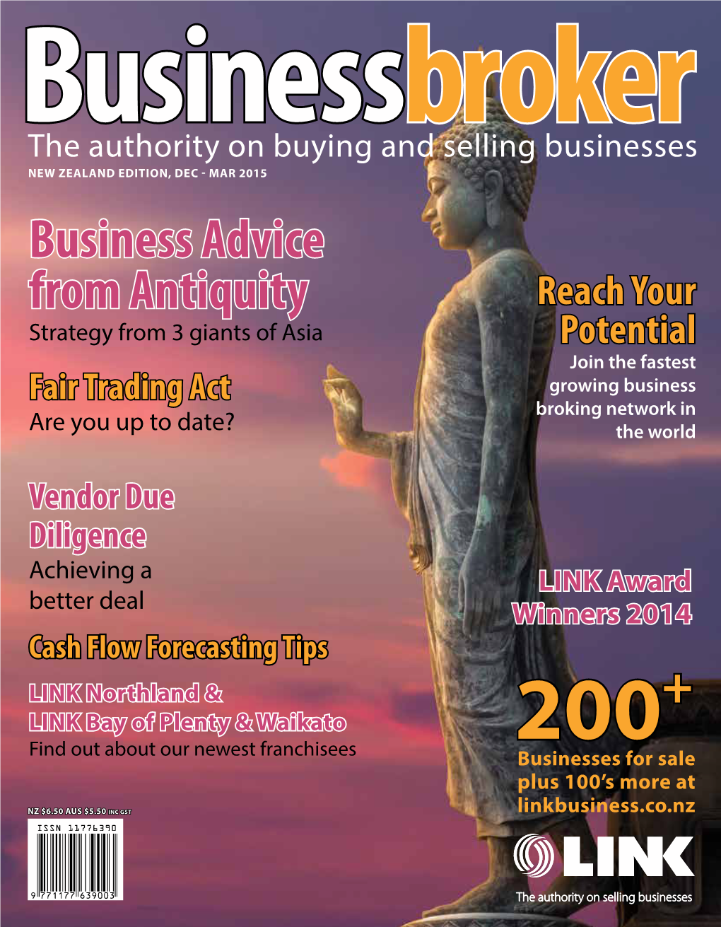 The Authority on Buying and Selling Businesses NEW ZEALAND EDITION, DEC - MAR 2015