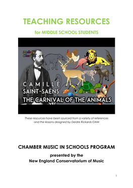 Carnival-Of-Animals-Middle-School-Teaching-Resources.Pdf